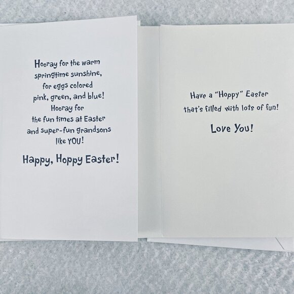 Easter Greeting Cards Grandson LOT 10 Assorted Duckling Frog W/Envelopes New - Picture 5 of 11